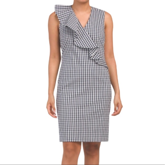 J. McLaughlin Kathryn Gingham Dress EUC - Picture 4 of 11